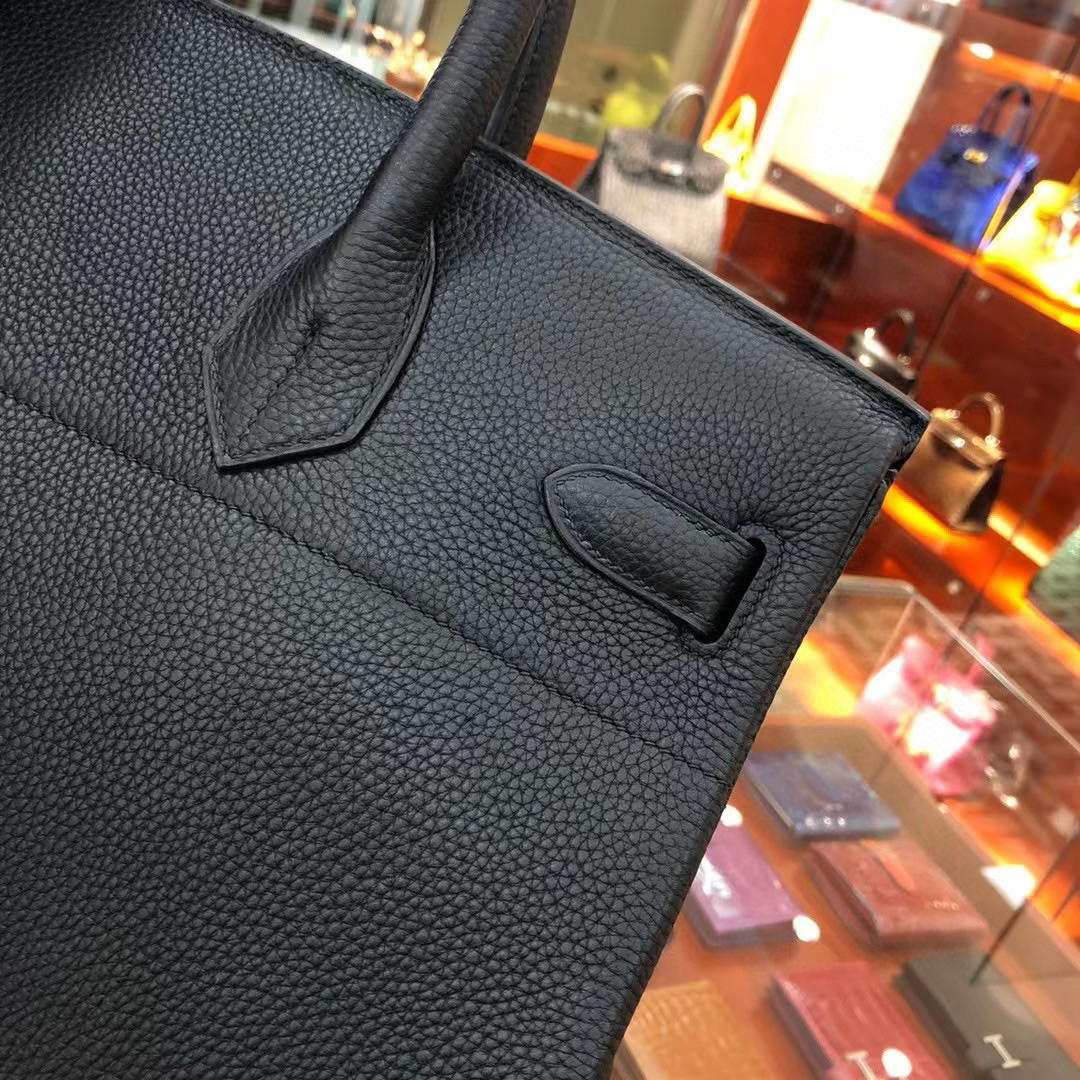 에르메스 버킨 오따꾸르와 카반 은장 40cm 토고 가죽